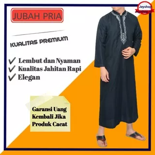 Baju Gamis Laki Laki Jubah Pria Dewasa Lengan Panjang