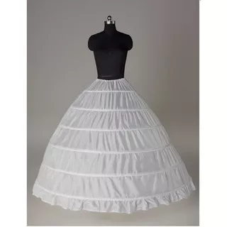 Petticoat Peticoat Rok Pengembang Rok 6 ring Gaun Pengantin