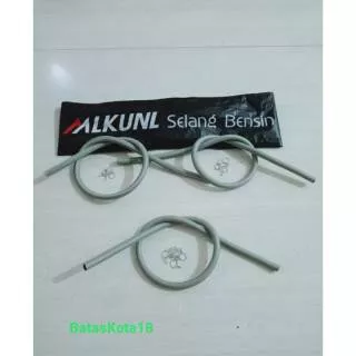 Selang Bensin Abu-abu + Klip Universal Ukuran 60 CM MLKUNL