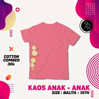 Kaos Anak Motif Best Friends 1 FREE SABLON NAMA ANAK / Kaos Desain Unik