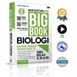 NEW EDITION BIG BOOK BIOLOGI SMA Kelas X, XI, XII Buku Soal Biologi SMA