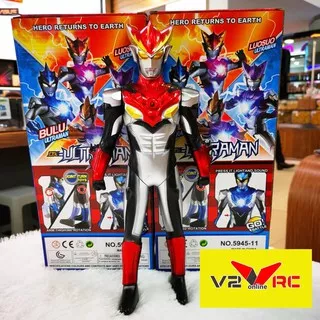 Action Figure Ultraman R/B Ultraman DX Red Size 35Cm Light & Sound