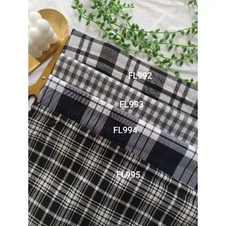 4-50 baru Happychild kain flanel bahan kotak katun yarndyed harga 0.5meter