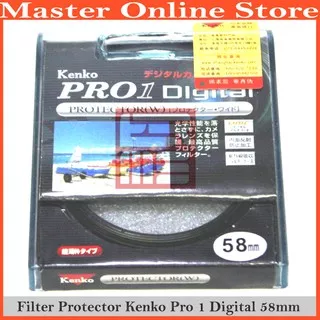 Filter UV Kenko Pro1 58 mm 58mm for Lensa Kit Kamera Camera Digital DSLR Canon EOS 600D 1200D Murah