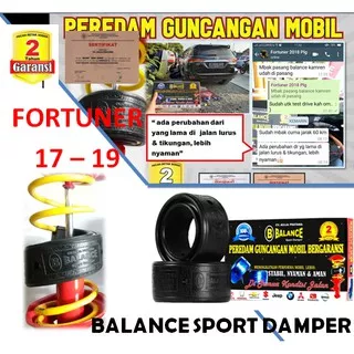FORTUNER 2017 - 2019 depan belakang Peredam Guncangan Mobil Balance Sport Damper , GARANSI 2 TH