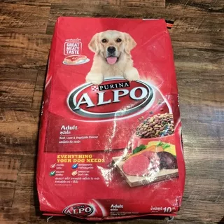 Alpo Adult Beef Liver & Vegetable 10kg / Dog Food Anjing Dewasa