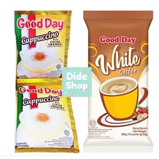 Good Day Coffee Capuccino / White Coffee 10 Sachet  (( RENCENG ))