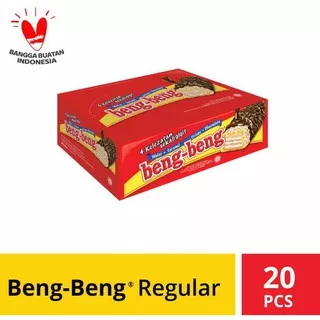 Aneka Snack Beng Beng Wafer Box isi 20 pcs / Wafer Coklat