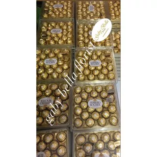 Coklat ferero rocher (isi 24) Coklat bulat. Coklat import.