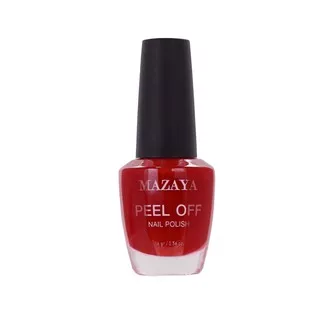 Mazaya Peel Off Nail Polish Glamour Red 20gr