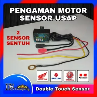 Kunci Rahasia Motor, Pengaman Motor Sensor Usap (2 Sensor Sentuh)