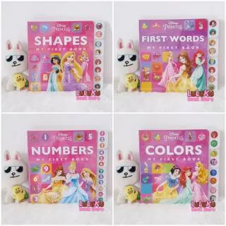 Buku Edukasi Anak Bayi Baby Board Book Books - Disney Princess My First Book ada 4 judul