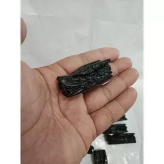 bandul kalung kelor ukir naga