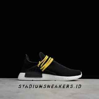 ADIDAS NMD HUMAN RACE PHARRELL BLACK YELLOW PREMIUM ORIGINAL