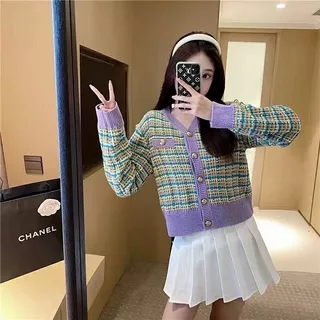 [Restcok] Korea Knitted cardigan Autumn style coarse pattern --- Nara Cardigan