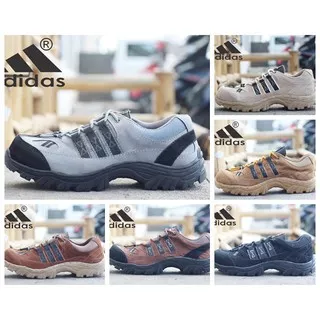 SEPATU SAFETY SEMI BOOTS ADIDAS PRIA KULIT SUEDE BOOT SAVETY BUT SEPTI BUTS SEVTI SEPTY BOTS SEFTY