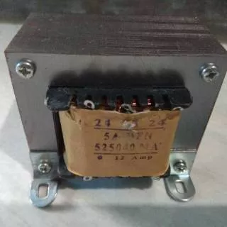 Trafo 5 ampere 24v CT 24 volt extra 12volt untuk mp3 player