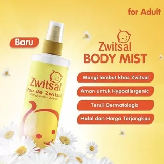 Zwitsal Eau De Toilette Body Mist Parfum Parfume Perfume 100ml