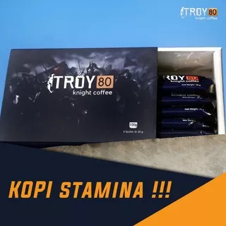 Kopi Troy 80 Instant Coffee Kopi Stamina Vitalias Pria Kopi Kejantanan Original Herbal Resmi BPOM