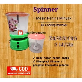 Spinner Peniris Minyak Dengan Dimmer / 3 Liter