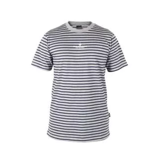 Prung Kaos Salur Navy Abu Teenage Kick Striped T-Shirt Casuals Football Hooligan