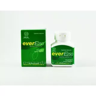 Ever E 250 IU 30s - EVERE250, EVERE Vitamin E, Suplemen Kulit, Anti Aging Flek hitam