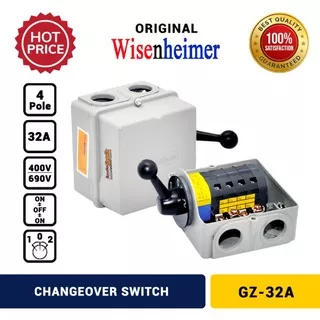 Change Over Switch 4P 32A untuk Genset Wisenheimer
