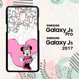 Casing Samsung J5 Pro | J5 2017 Custom Hardcase HP Minnie Mouse Love L0404