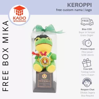 Piala Boneka Wisuda Keroppi Packing Box Mika