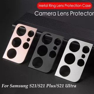 Samsung Galaxy S21 Plus Ultra S20 FE A52 A52s A72 Z Fold 2 3(5G) Metal Back Camera Lens Guard Circle Case Cover Ring Protector