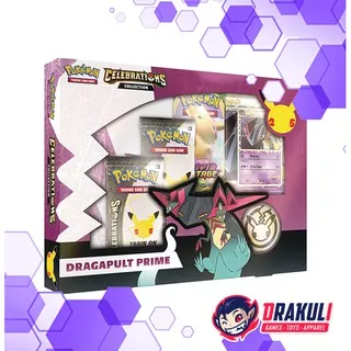 TCG Pokemon 25th Anniversary Celebrations Dragapult Prime Box