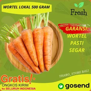 WORTEL Sayuran Segar Carrot wortel lokal Super Fresh sayur segar storeonlinetermurah denpasar bali