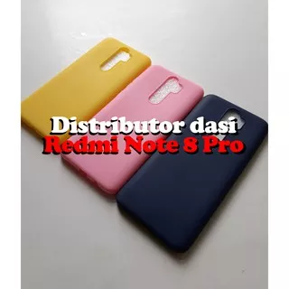 candy macaron softcase case tebal kondom hp Redmi Note 8 Pro Pink maroon kuning hitam navy