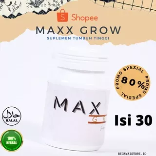 MAXX GROW UP /// suplemen peninggi remaja / peninggi badan  herbal / Suplemen peninggi badan / vitamin peninggi badan / peninggi badan BPOM / obat peninggi / kapsul peninggi badan