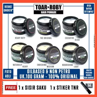 Toar & Roby / Toar and Roby / TNR Oilbased & Non Petro Pomade 100gram