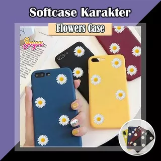 Softcase Flowers Karakter Xiaomi Redmi 4A 5A 9A 9C 9 8A 8APRO 7A Note 5 Note 6pro - Casing Redmi