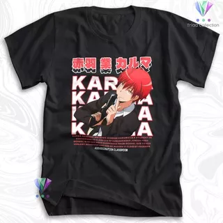 Kaos KARMA AKABANE KORO SENSEI ASSASSINATION CLASSROOM ANSATSU KYOUSHITSU Baju Jepang Anime Manga Nagisa Shiota Kaede Kayano T-Shirt