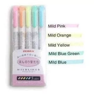 Best Seller.. ZEBRA MILDLINER / MILD LINER / MIDLINER /  MID LINED SET