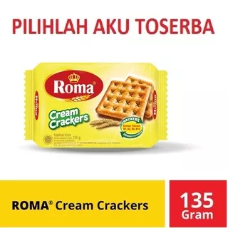 Biskuit Malkist Roma Cream Crackers @135 Gr - ( HARGA SATUAN )