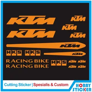 Decal Frame KTM Sticker MTB Stiker Sepeda Custom