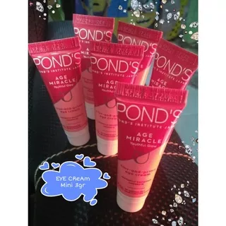 Ponds Age Miracle Eye Cream 3gr Anti Aging Retinol + Glowing ukuran Travel Size Pond`s