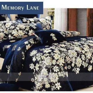 Sprei Set Motif Memory Lane Katun Star Ukrn 100x200 - 200x200