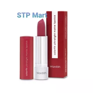 WARDAH ULTRALIGHT MATTE LIPSTIK 08 WOODSY BROWN 3.6GR // LIPSTIK WARDAH MURAH