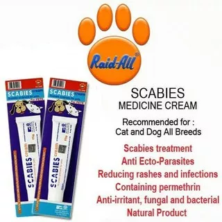 Scabies Cream - Salep Scabies Kucing Anjing Salep Jamur Aman Terjilat