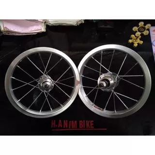 wheelset Velg 12 inc taiwan wheel set sepeda anak mtb mini bmx