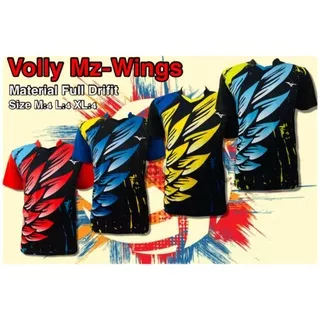 Kaos Voli Printing / Kaos Voli / Baju Voli / Atasan Olahraga / Jersey Olahraga