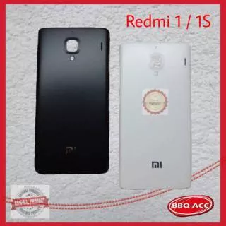 Casing Xiaomi Redmi1 Redmi1S Redmi 1 / 1S Xiomi Backdoor Back Door Cover Tutup Belakang HP + Tombol