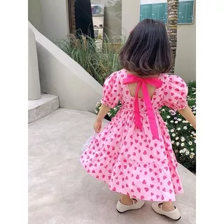 Pinky Love Dress/ Dress Anak Perempuan/ Blouse Anak