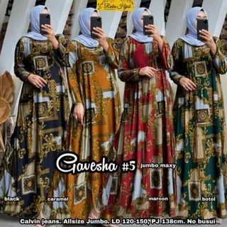 Gamis Calvin Jeans Gavesha #5 by Redea Hijab Solo