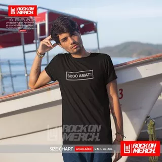 Kaos Baju Kata Kata Bodo Amat Kaos Distro Kata Kata Lucu -Rock On